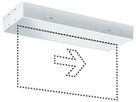 Notleuchte ESYLUX SLX 32 LEDi Display 24…230V, weiss