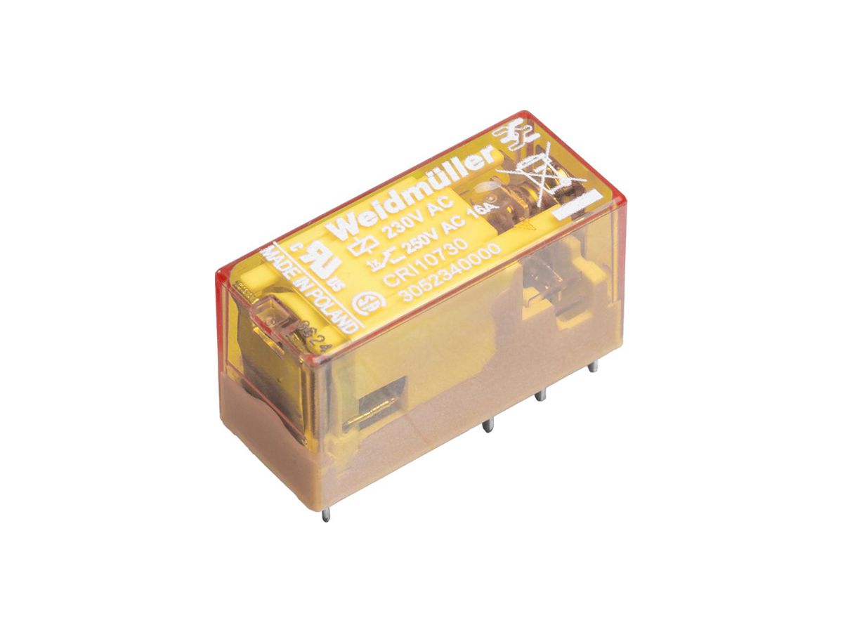 Relais WM CRI10730 1CO AgNi 184…253VAC 16A/250VAC