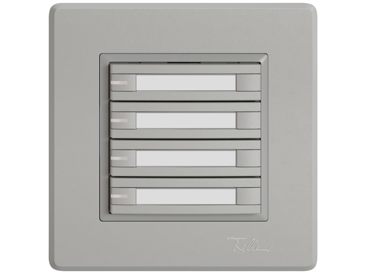 UP-Universaltaster EDIZIO.liv UNI SNAPFIX® m.LED RGB 4× 2-Tbed.Pap.hgu