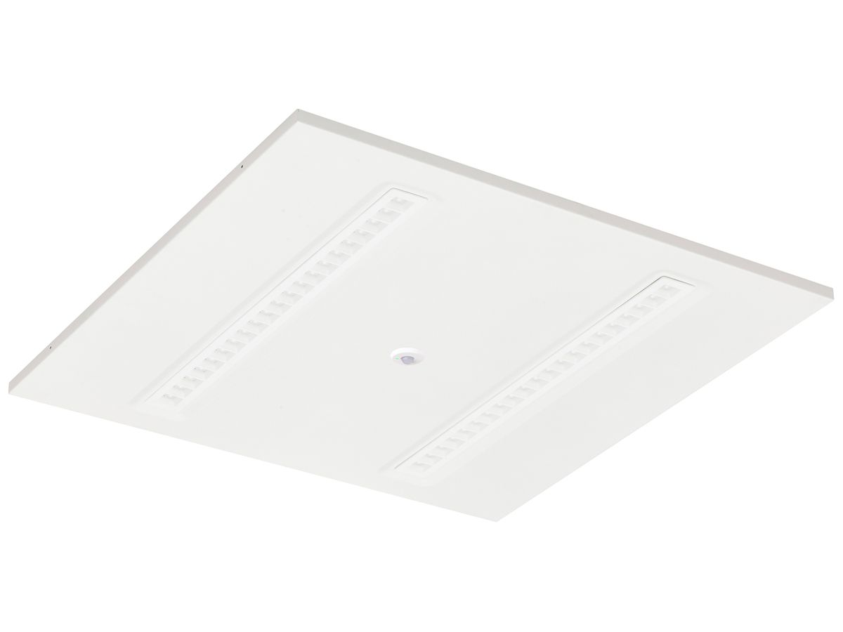 LED-Panelleuchte Sylvania OptiClip R 600 PIR 34W 4700lm 840 IP20/40 DIM weiss