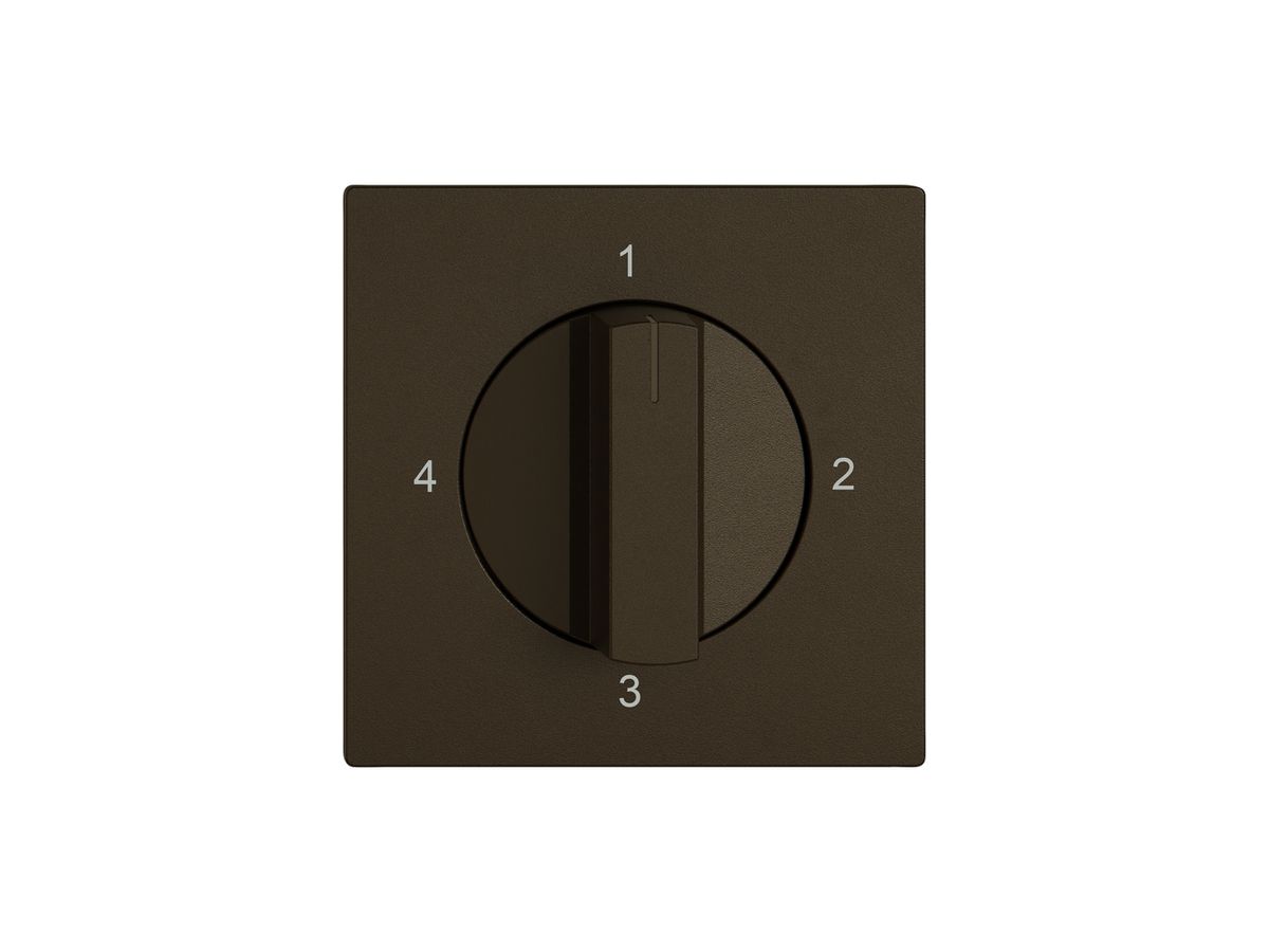 Montageset EDIZIO.liv SNAPFIX® f.Drehschalter m.Griff 4-1-2-3 br