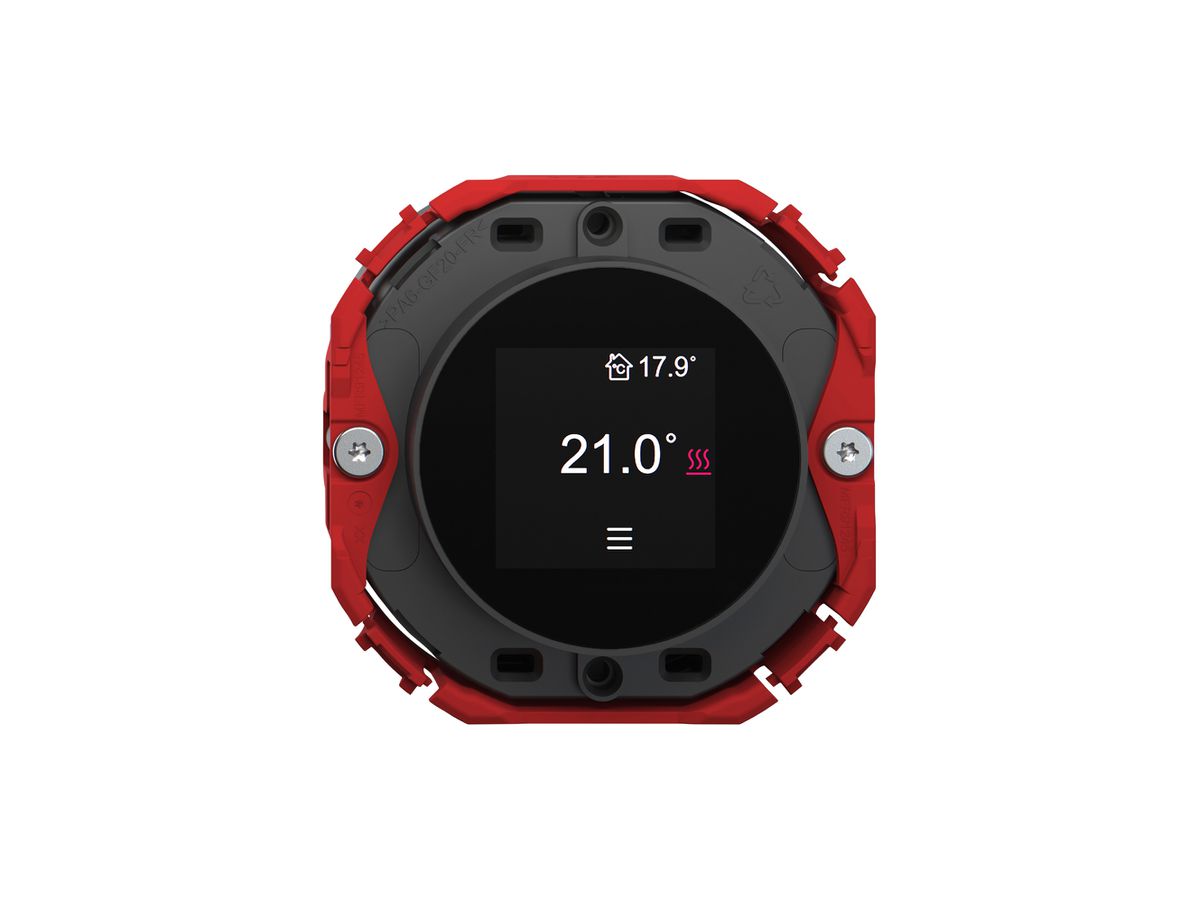 Raumthermostat Feller SNAPFIX® 230VAC 4…30°C 58×58mm