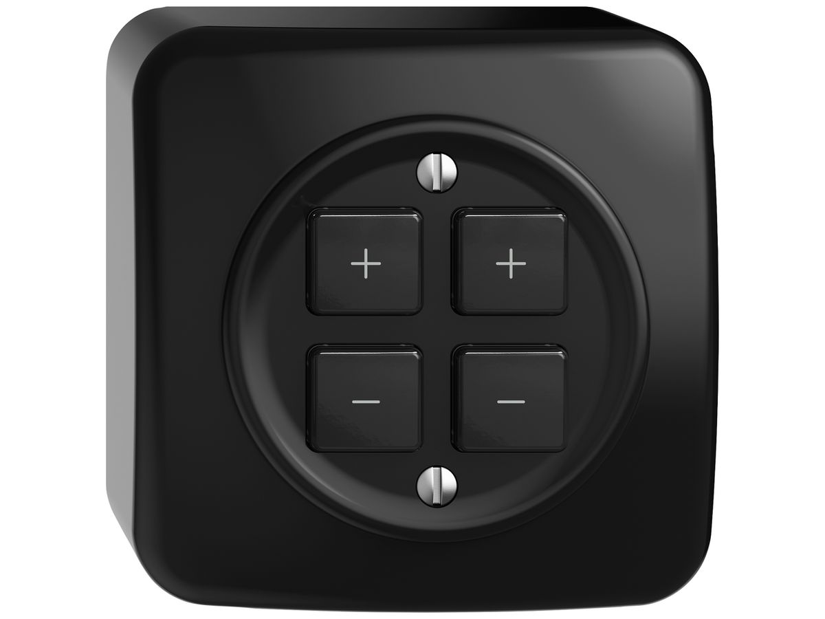 AP-Dimmer Uni-LED STANDARDdue Wiser SNAPFIX® 2 Kanal 4 Tasten sz
