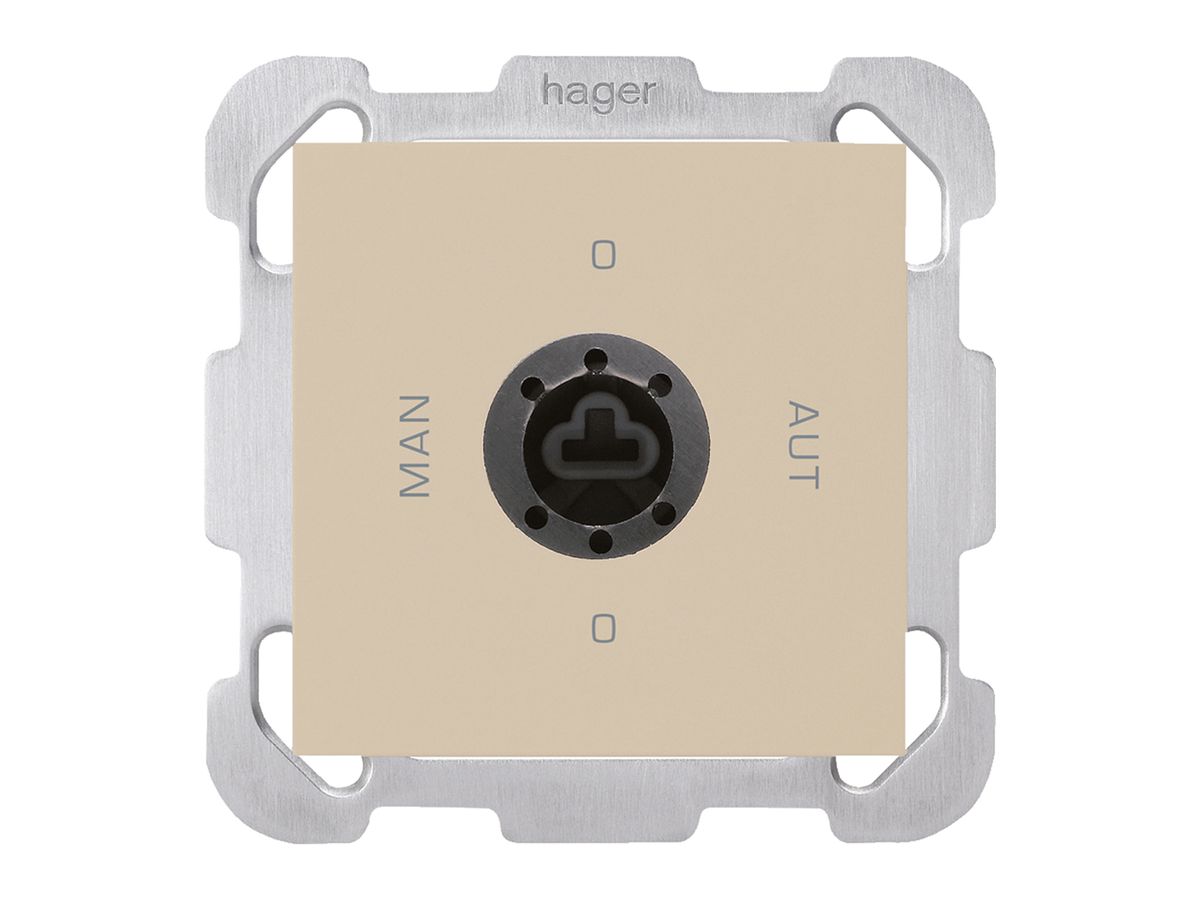 UP-Drehschalter 0-Man-0-Aut. kallysto 2/1L beige für Schloss