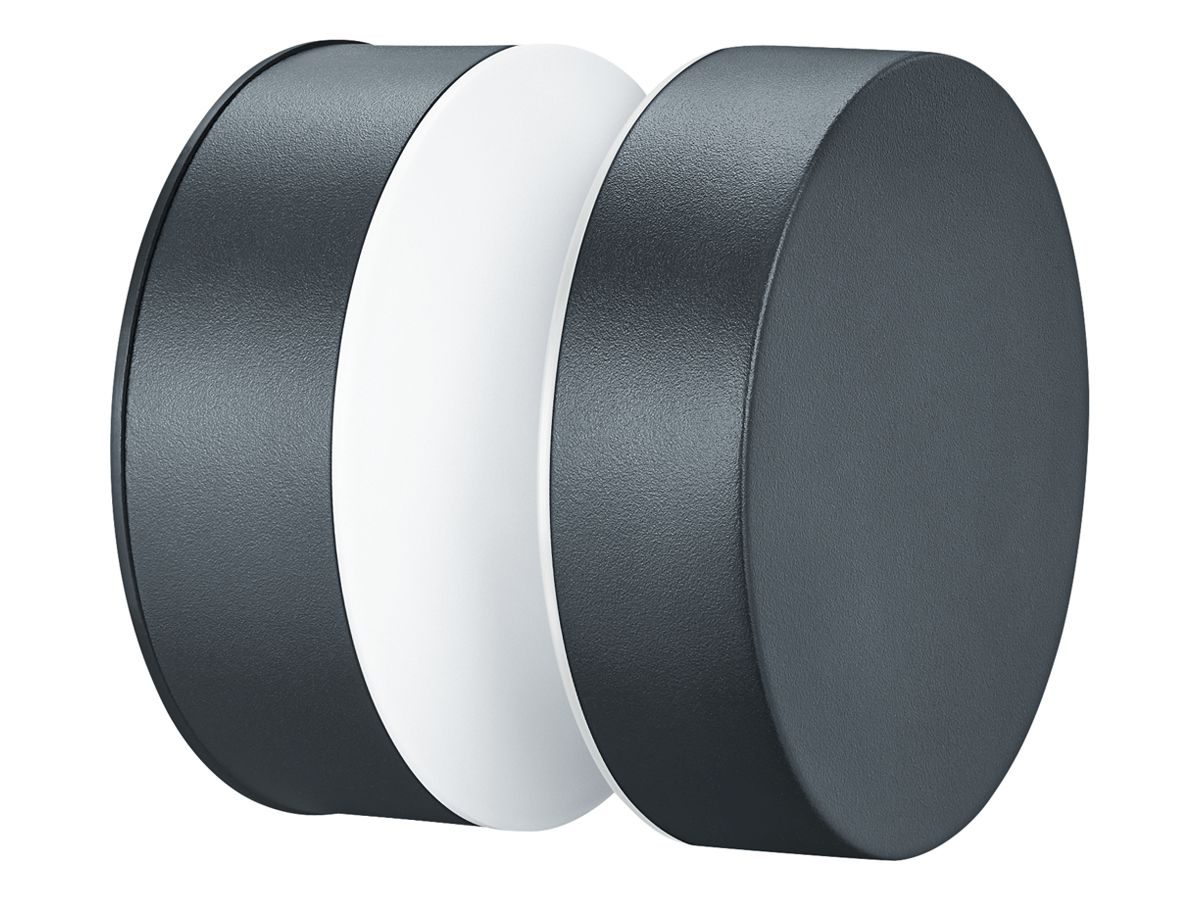 LED-Wandleuchte Philips Laven 6W 720lm 827 IP44 schwarz