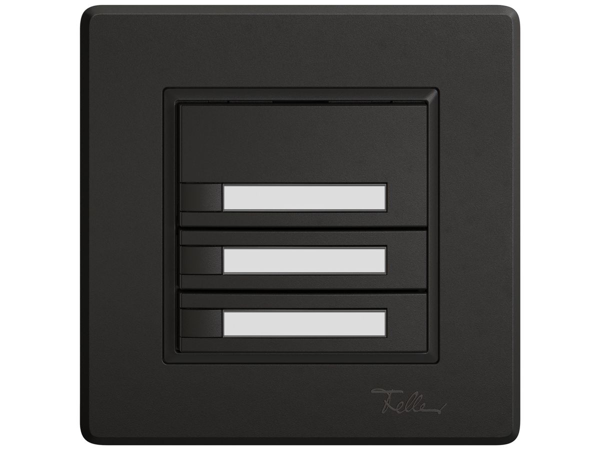 UP-Universaltaster EDIZIO.liv UNI SNAPFIX® o.LED 3× 1-Tbed.Pap.sz