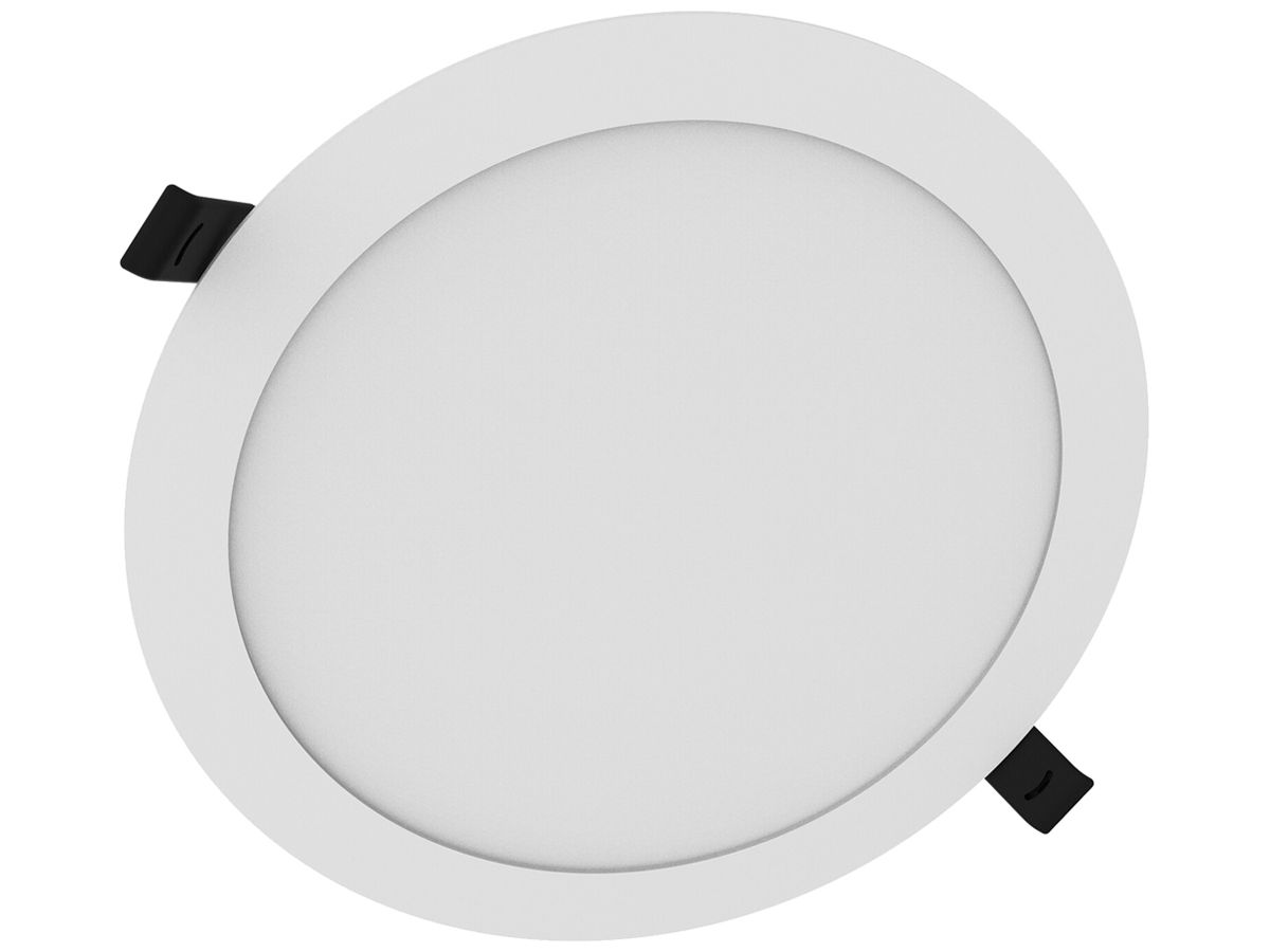 LED-Downlight LEDVANCE SLIM 19W 2000lm 830/840 IP44 DALI Ø217×23mm weiss