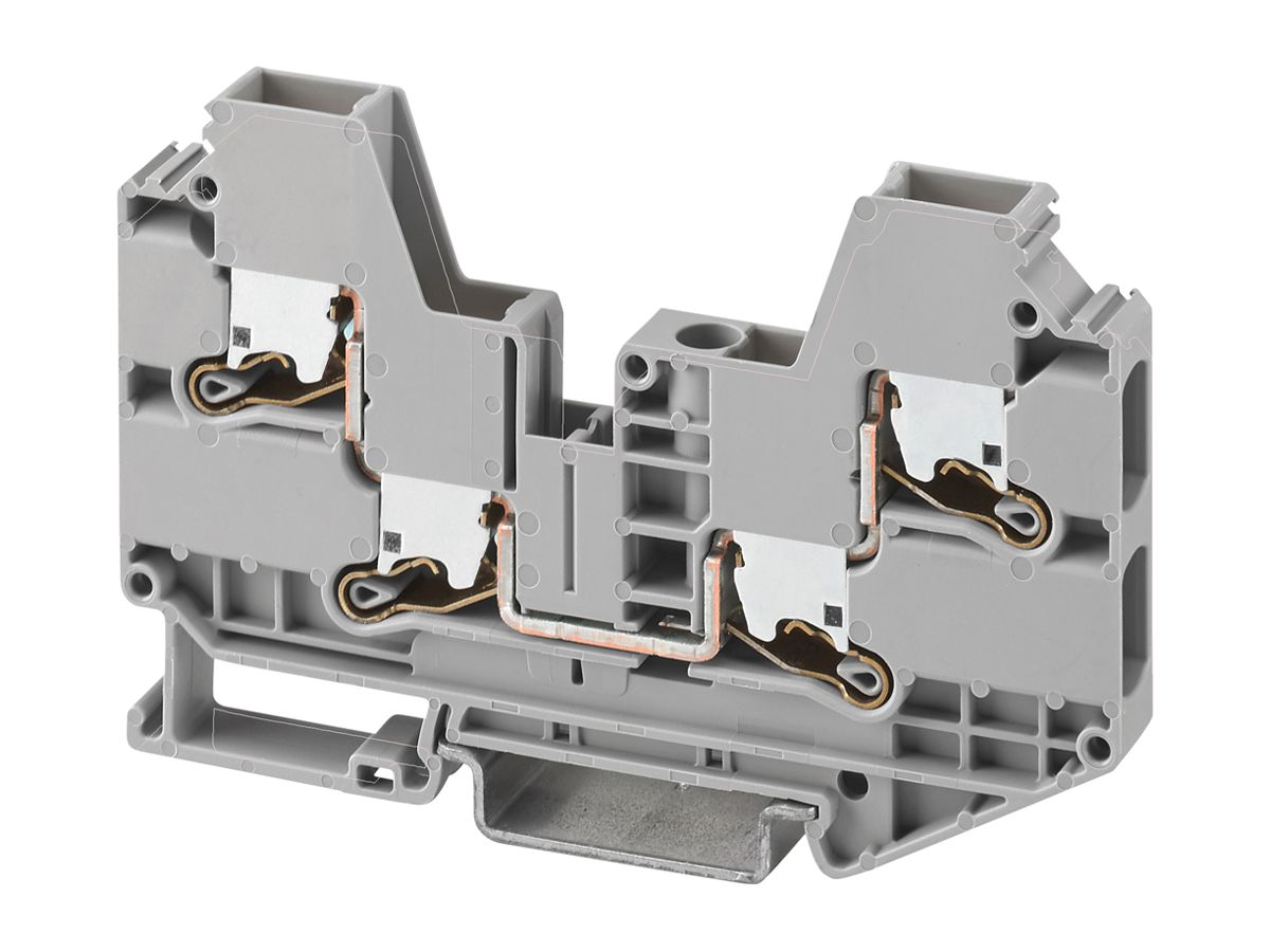 Durchgangsklemme PX XTV 6-QUATTRO 1000V 41A 0.5…10mm² grau