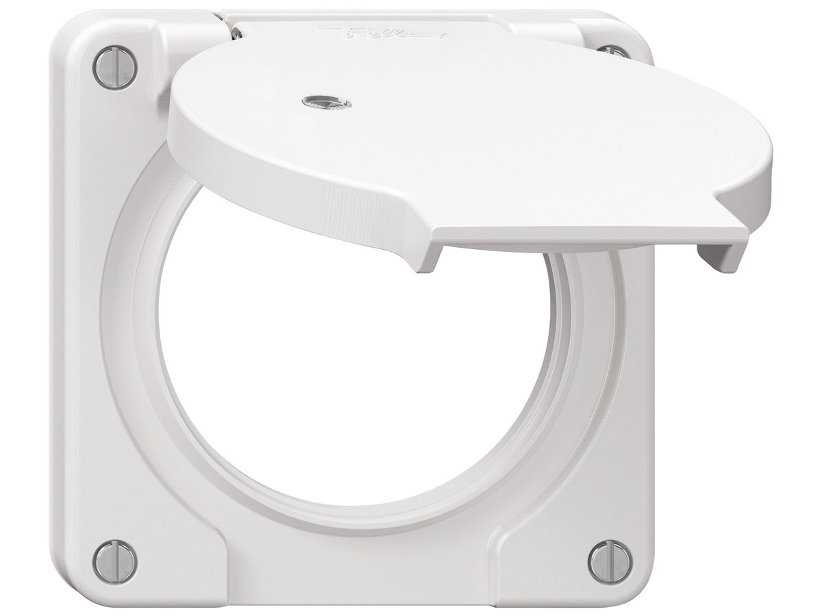 Deckel NEVO SNAPFIX® Ø60mm 3×Steckdose ws IP21