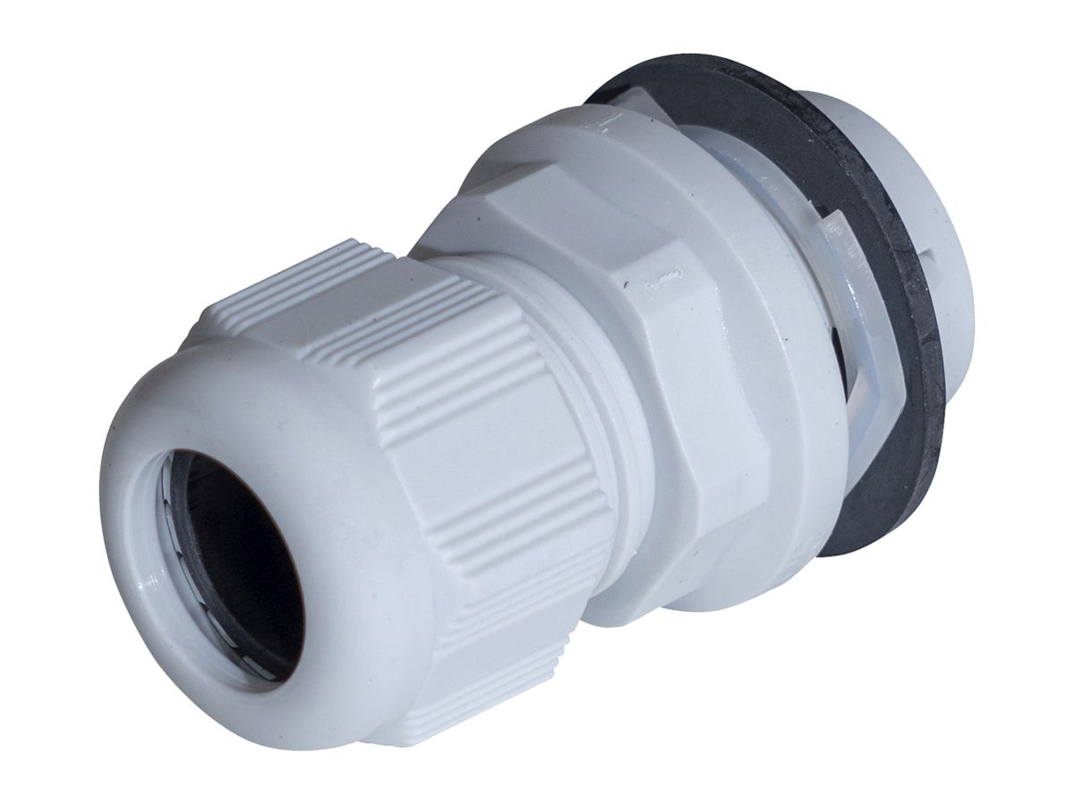 Kabelverschraubung Plica SNAP-IN, M32 für Kabel Ø15…21mm 9mm PA IP68 lichtgrau