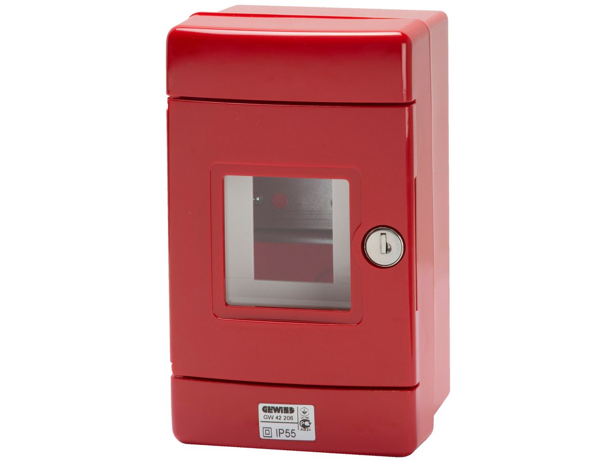 Handmeldergehäuse Gewiss 42 RV Kunststoff IP55 108×180×100mm rt