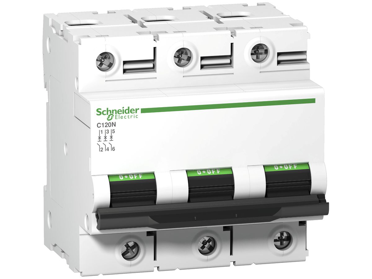 Leitungsschutzschalter Schneider Electric iC120N 100A (D) 3L 10kA