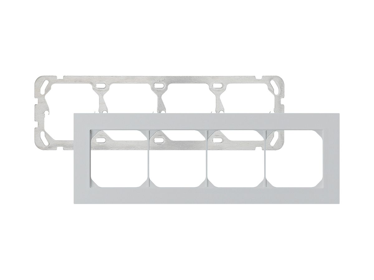 UP-Kopfzeile kallysto.pro 1×4 hellgrau horizontal