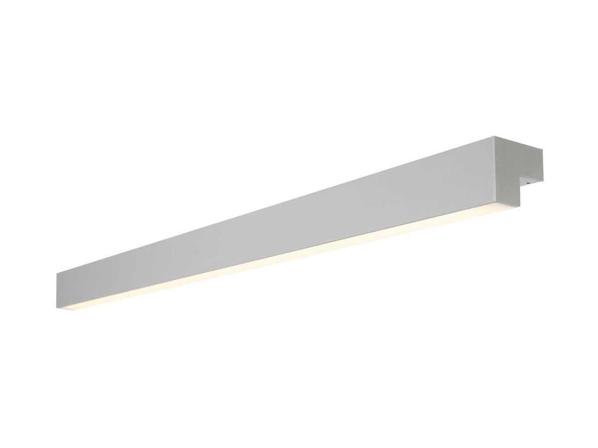 LED-Wandleuchte SLV L-LINE 120 19W 1650lm 3000K IP44 1200mm silber