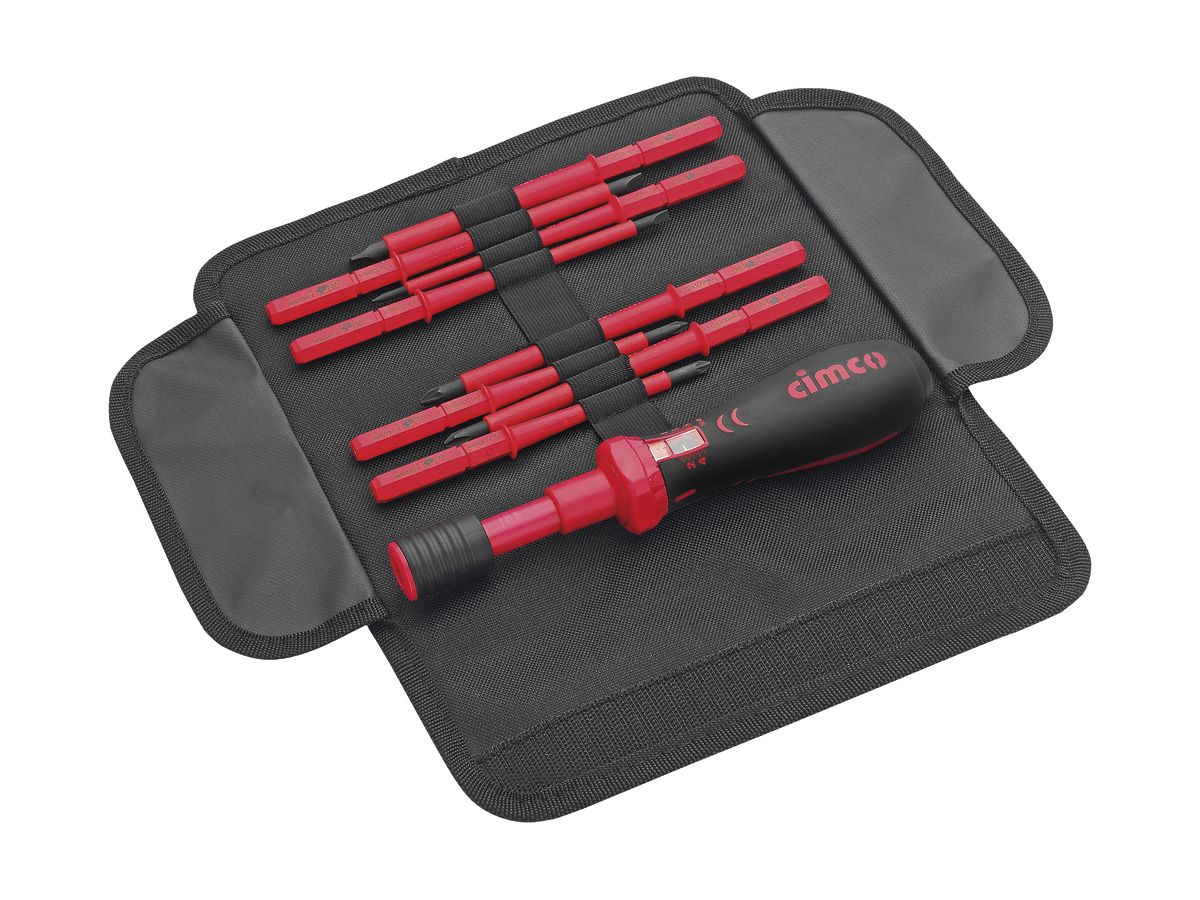 Drehmoment-Schraubenzieher-Set CIMCO VDE 1000V 1…5.0 Nm 9-teilig