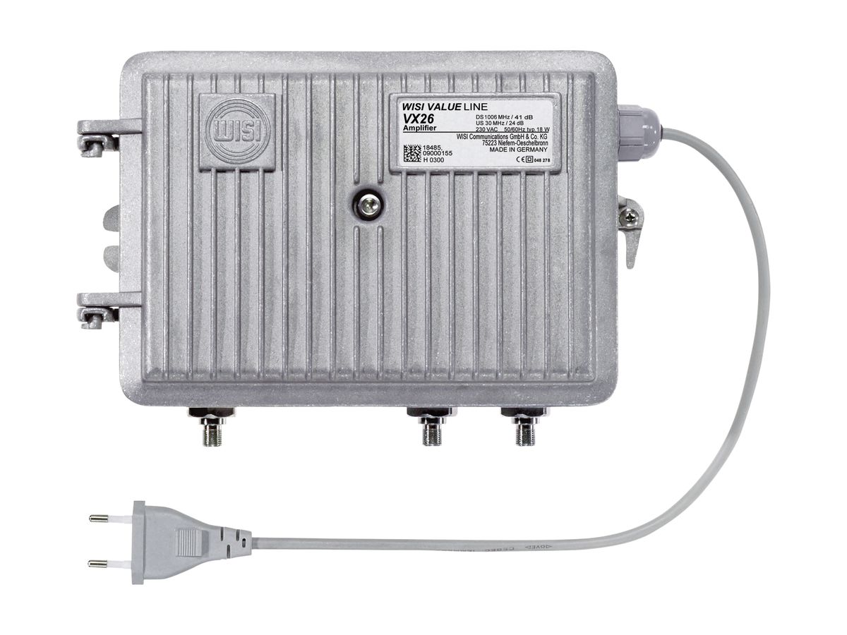 Verstärker WISI VX26H Value Line 41dB ortsgespeist