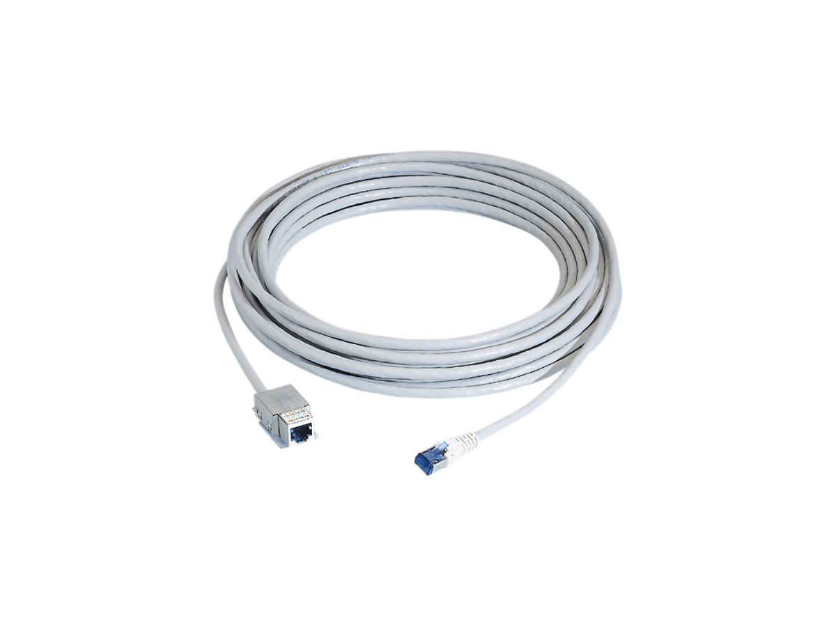 CP-Kabel R&M RJ45 Kat.6 S/FTP Stecker-Buchse, 10m