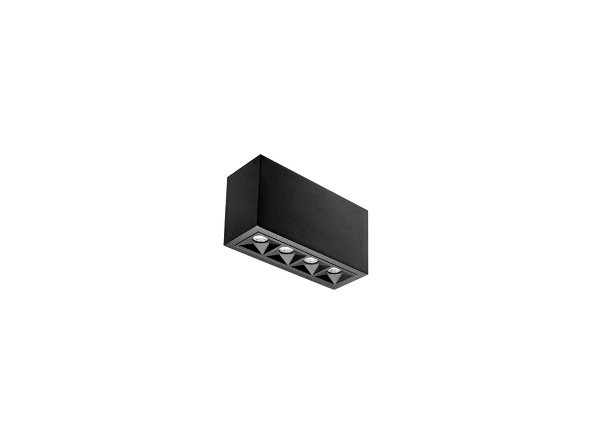 LED-Deckenleuchte SG Inspire 8W 490lm 940 DIM 160×59mm schwarz