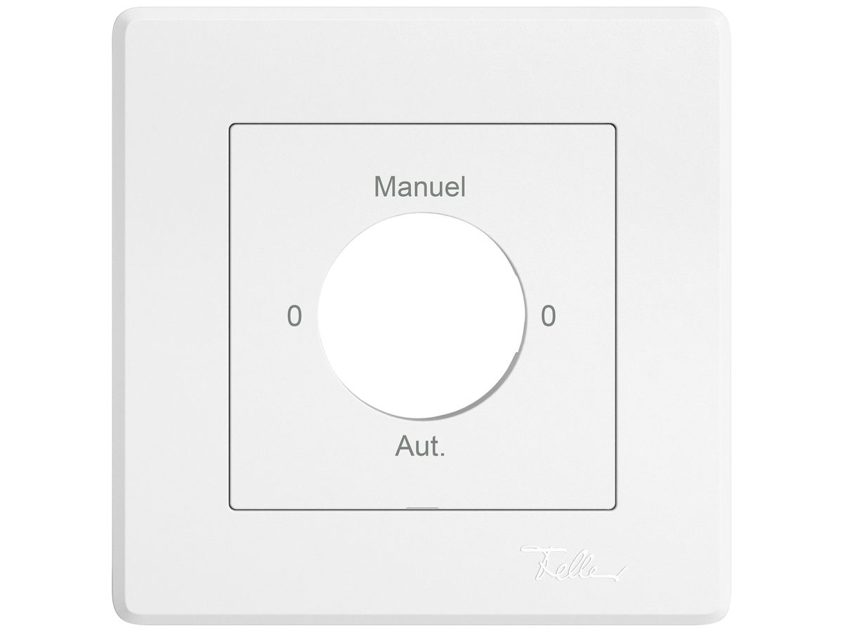 UP-Montageset EDIZIO.liv SNAPFIX® f.Drehschalter m.Schloss 0-Man-0-Auto (F) ws