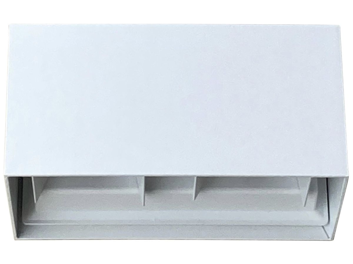 LED-Wandleuchte Z-Licht Doppelwürfel 20W 4×500lm 3000K IP65 weiss