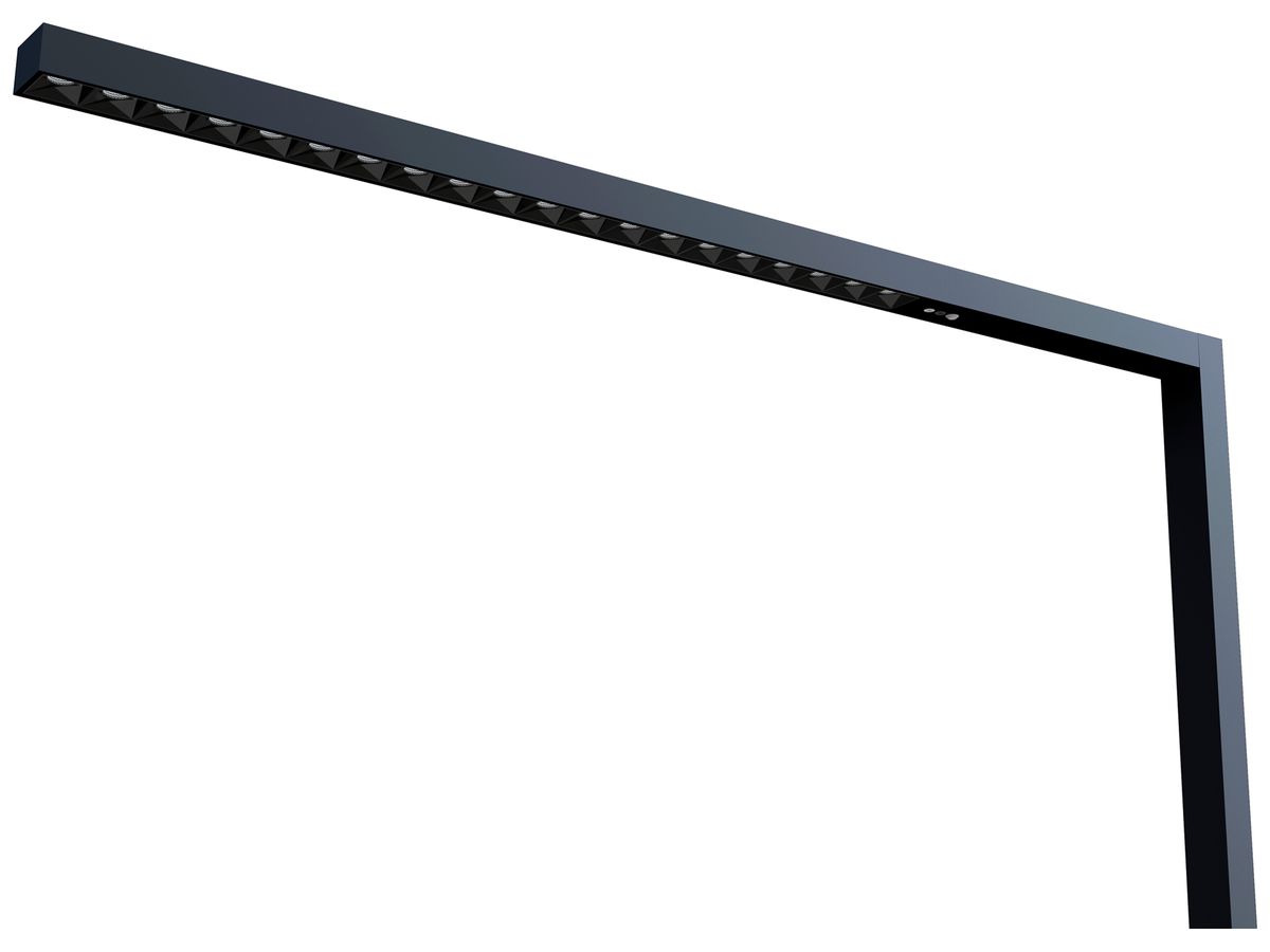 LED-Stehleuchte DOTLUX STYLEbutler 80W 10200lm 4000K PIR SEN 1-10V schwarz
