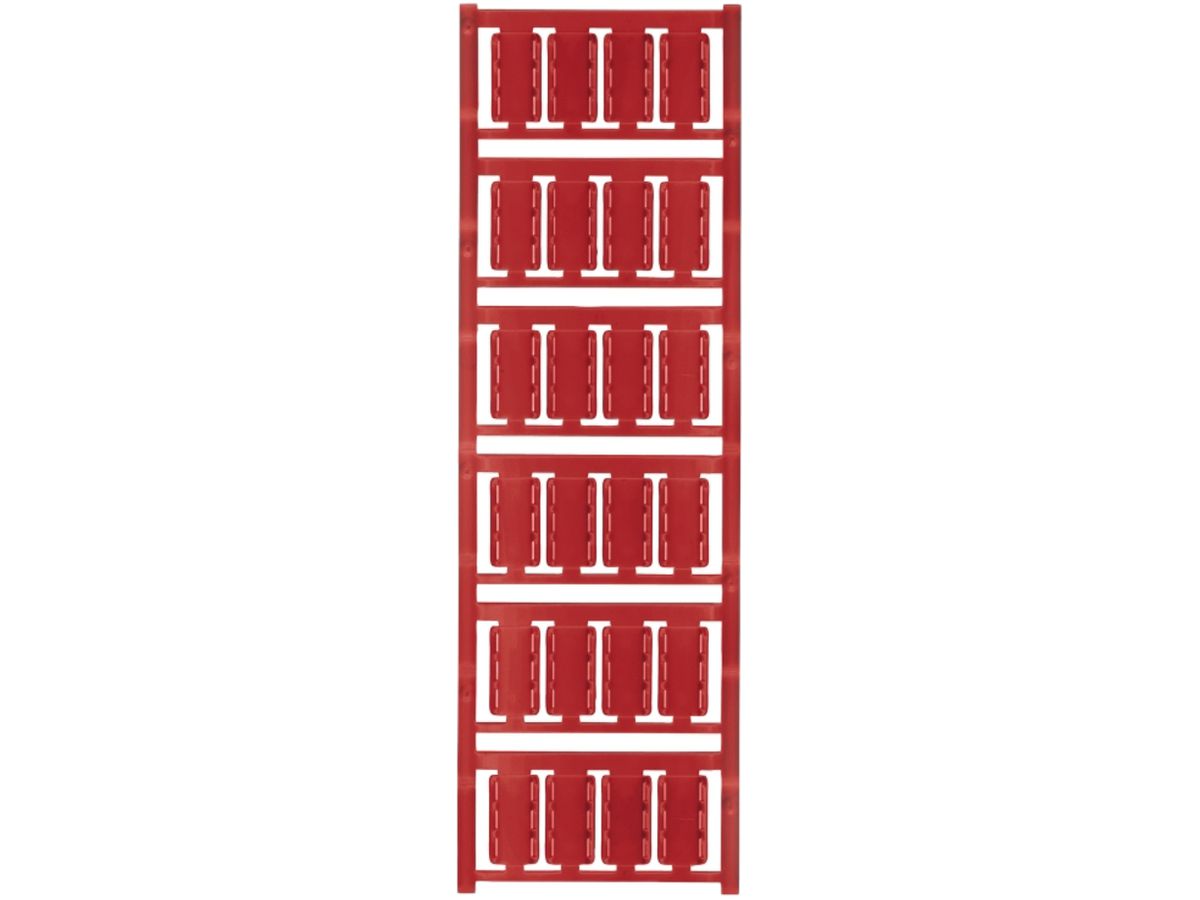 Kabelmarkierer Weidmüller MultiCard SFX für Ø7…40mm 24×9mm PA66 rot
