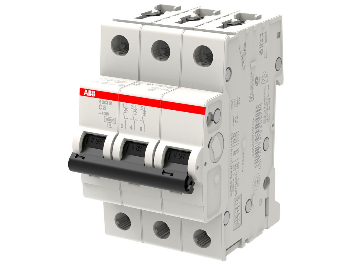 Leitungsschutzschalter ABB S203M-C8 8A C 10kA