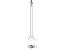 Abstandhalter Bettermann ISAV1000R 550…1000mm, Kunststoff