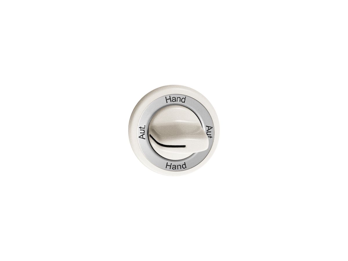 Frontset Aut.-Hand-Aut.-Hand für Drehschalter weiss FH