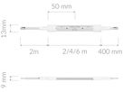 LED-Lichtband Plejd LST-01 IP66 24V 9.6W/m 960lm/m weiss 2200…4000K DIM 4m