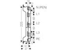 Sammelschienenträger Hensel für Sammelschienen 20×10mm, 400A