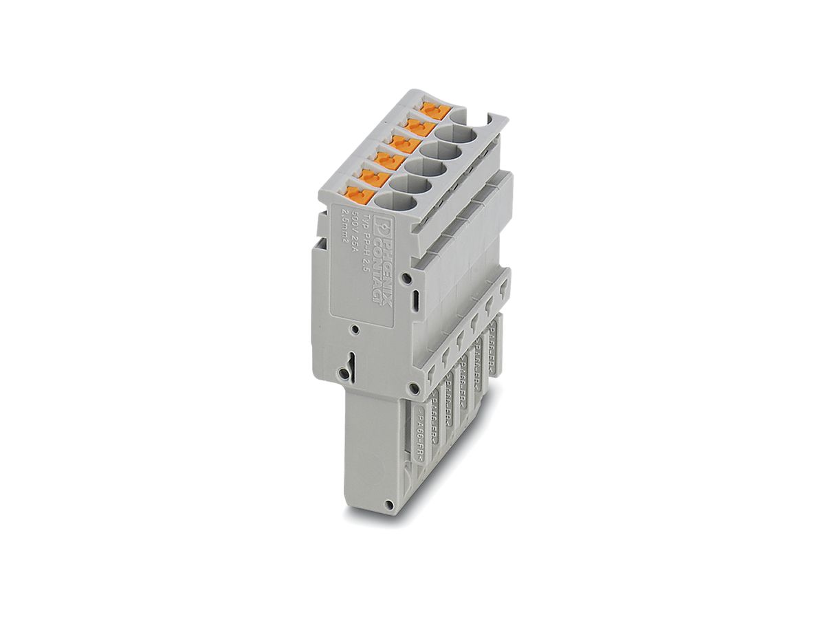 Stecker Phoenix Contact 4L 0.14…4mm² grau mit Push-in-Anschluss