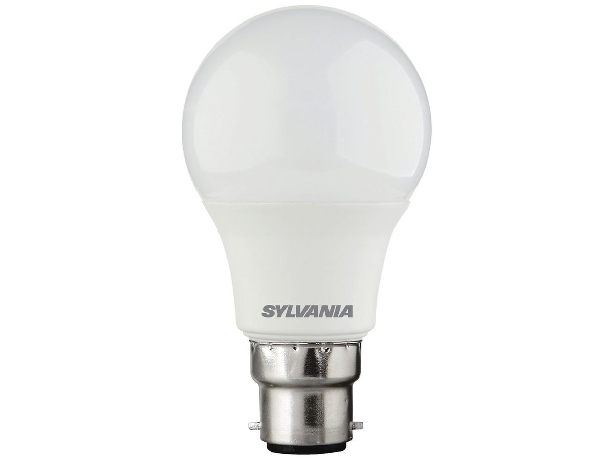 LED-Lampe Sylvania ToLEDo GLS B22d 8W 806lm 2700K Typ A opal 150° Ø60×105mm