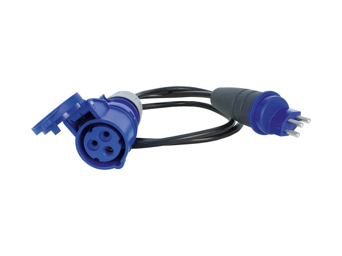 Verlängerungskabel Steffen Td 3×1.5mm² 1.5m T23/CEE16 für Industrie schwarz