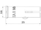 Einschlagdübel BET EA II M6 Ø8×25mm St galvanisch/ elektrolytisch verz.