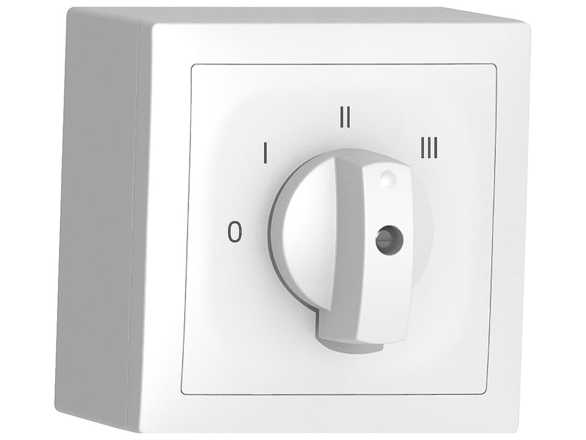 AP-Drehschalter SIDUS A 5/1L weiss