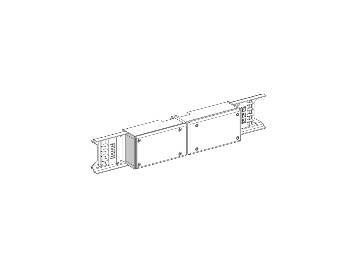Mitteleinspeiser Canalis KNA 63A 230…500V 3L+N+PE weiss IP55