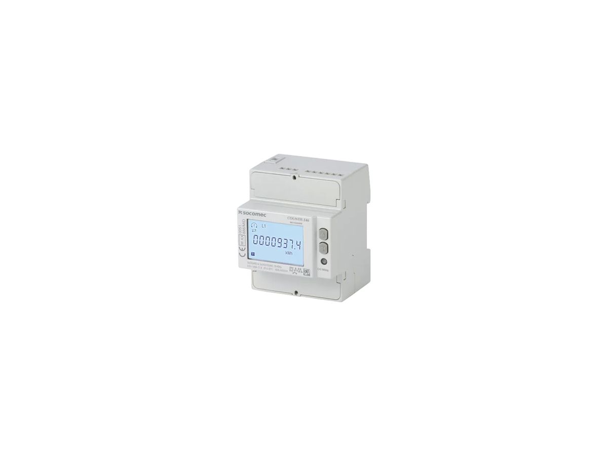 REG-Energiezähler COUNTIS E46 3P indirekt 1/5A Impuls+M-Bus MID
