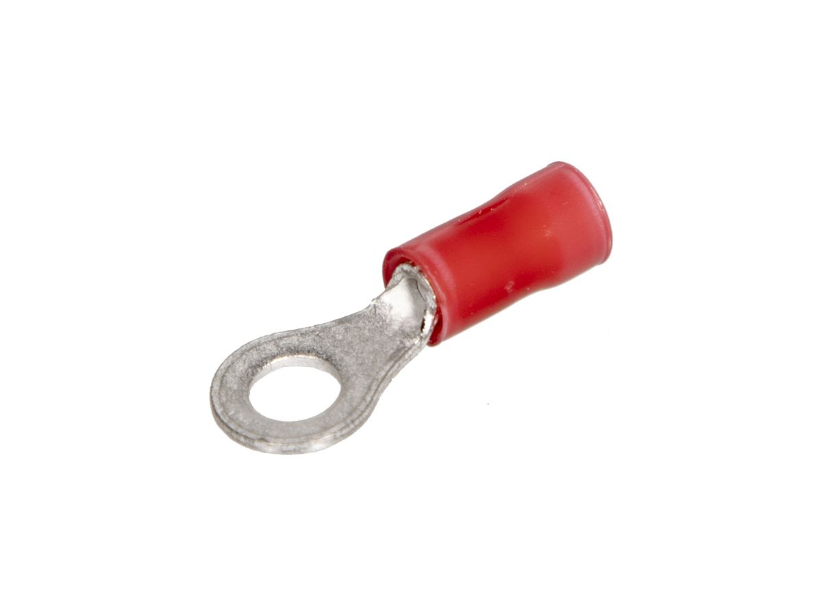 Quetschkabelschuh Tyco TE AMP PLASTI-GRIP Ringform M4 1.5mm² isoliert PVC rot