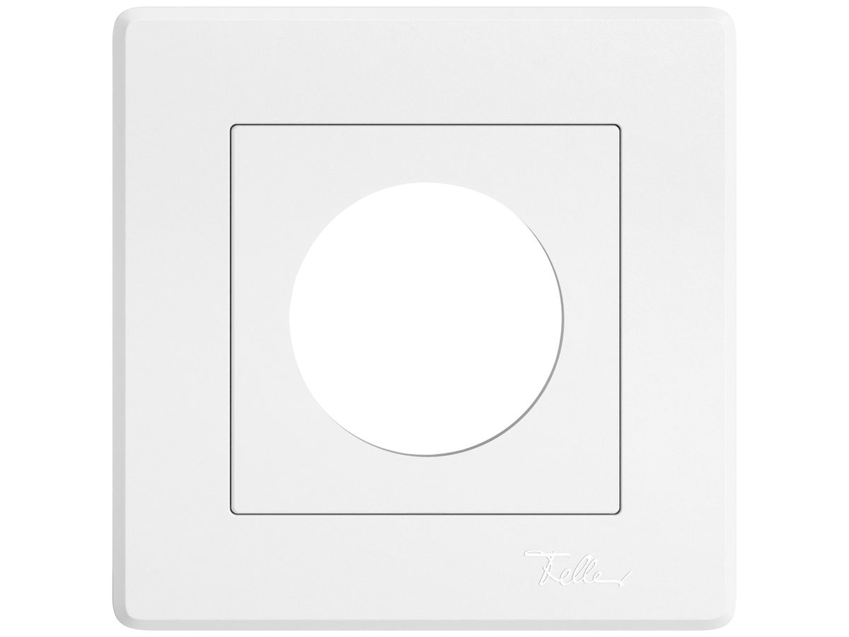 UP-Abdeckset EDIZIO.liv SNAPFIX® Thermostat 96×96×7mm weiss IP20