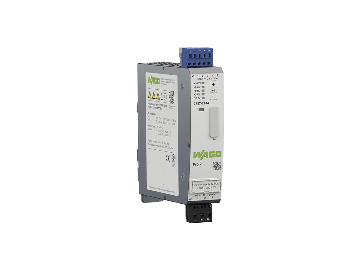 EB-Stromversorgung WAGO Pro 2 90…264V 24…28V 5A 120W