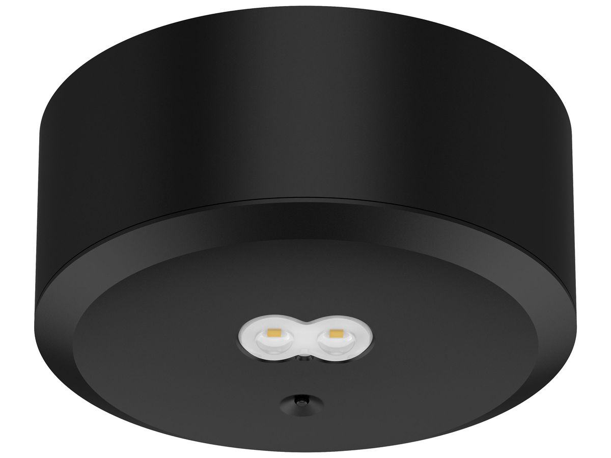 Gehäuse DOTLUX EXITtop Ø140mm schwarz für 3679-1 und 5098