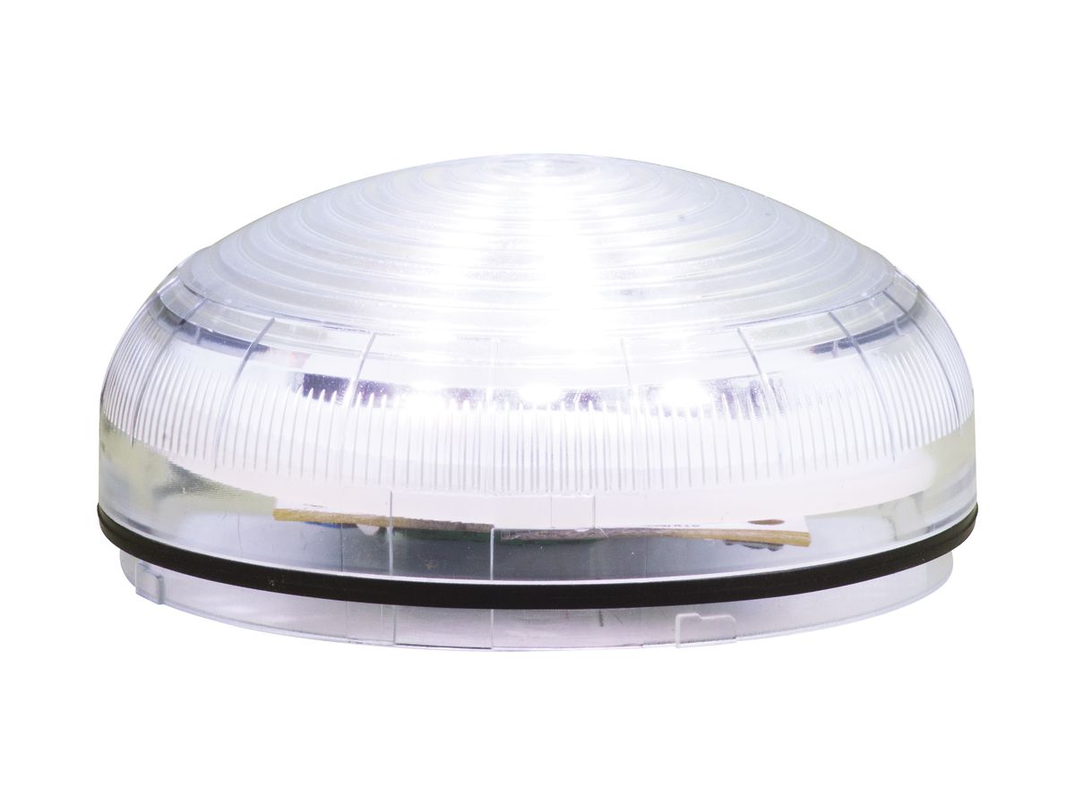 Sirene XLF mit Licht, RGB, ohne Sockel, IP66, Ø92×42.5mm