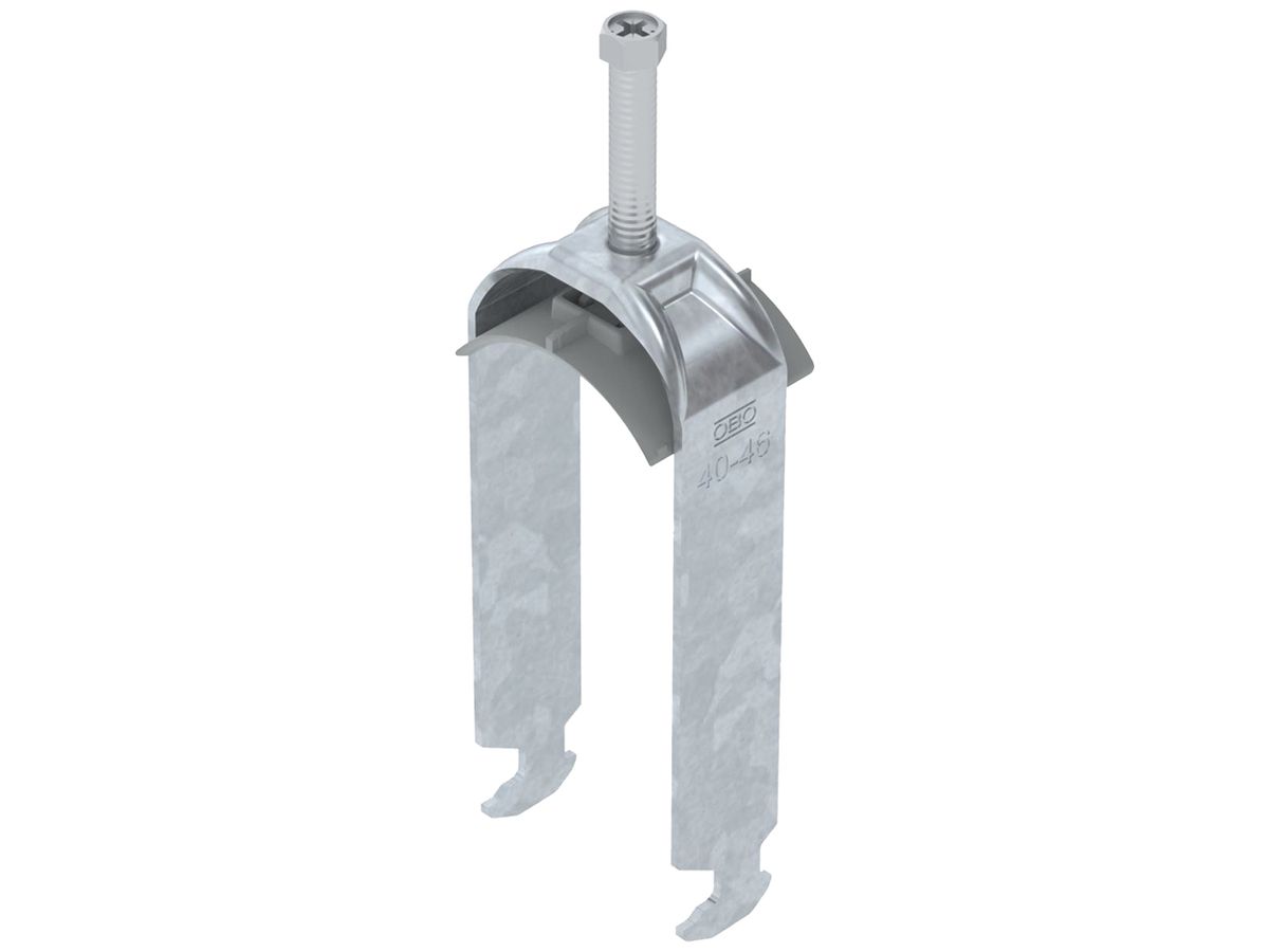 Schnellverleger BET 2056 H-Fuss Kunststoff 40…46mm 2×Kabel Stahl tfZn