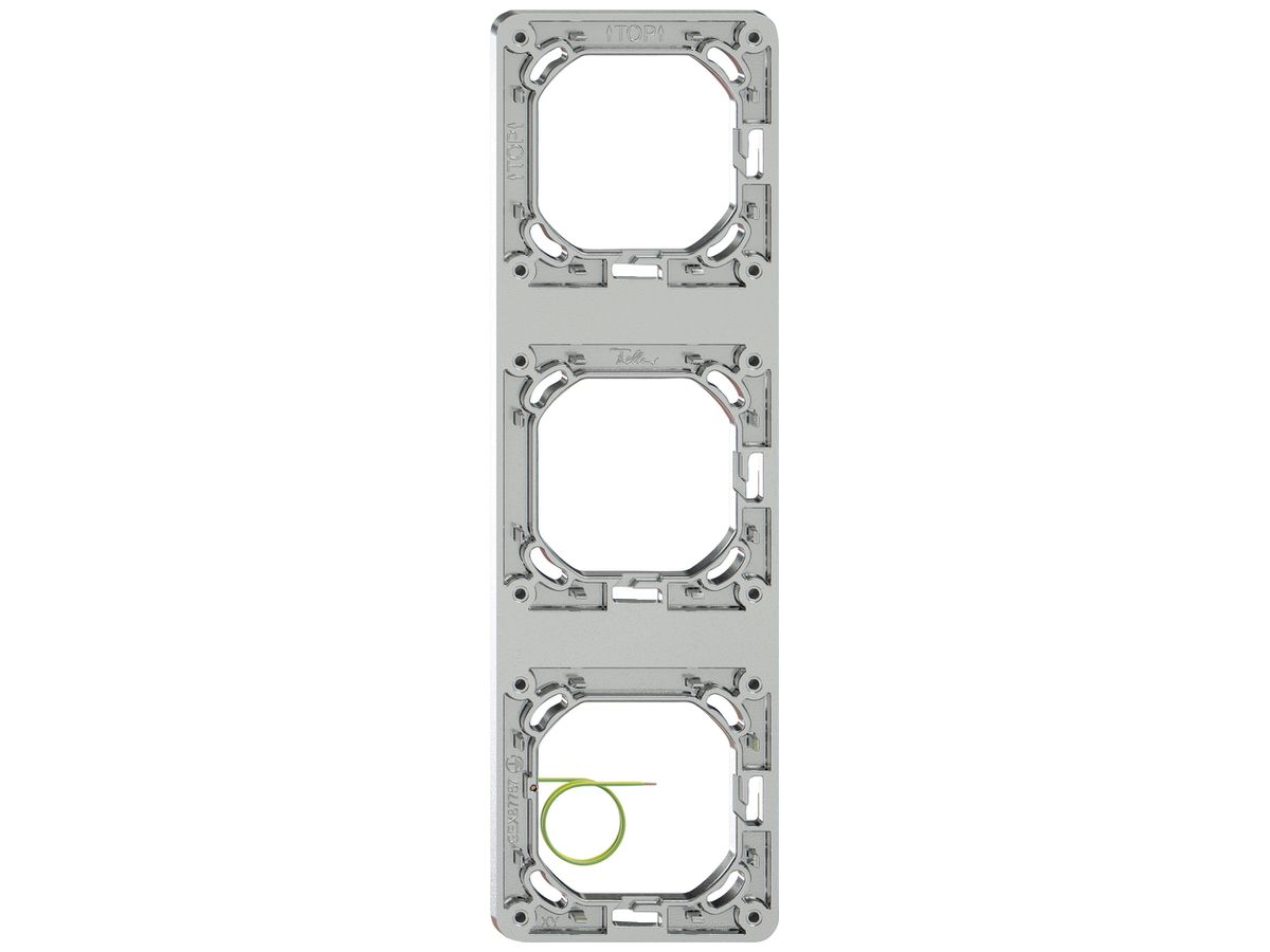 UP-Kopfzeile ELEMENT SNAPFIX® 3×1 87×287mm aluminium
