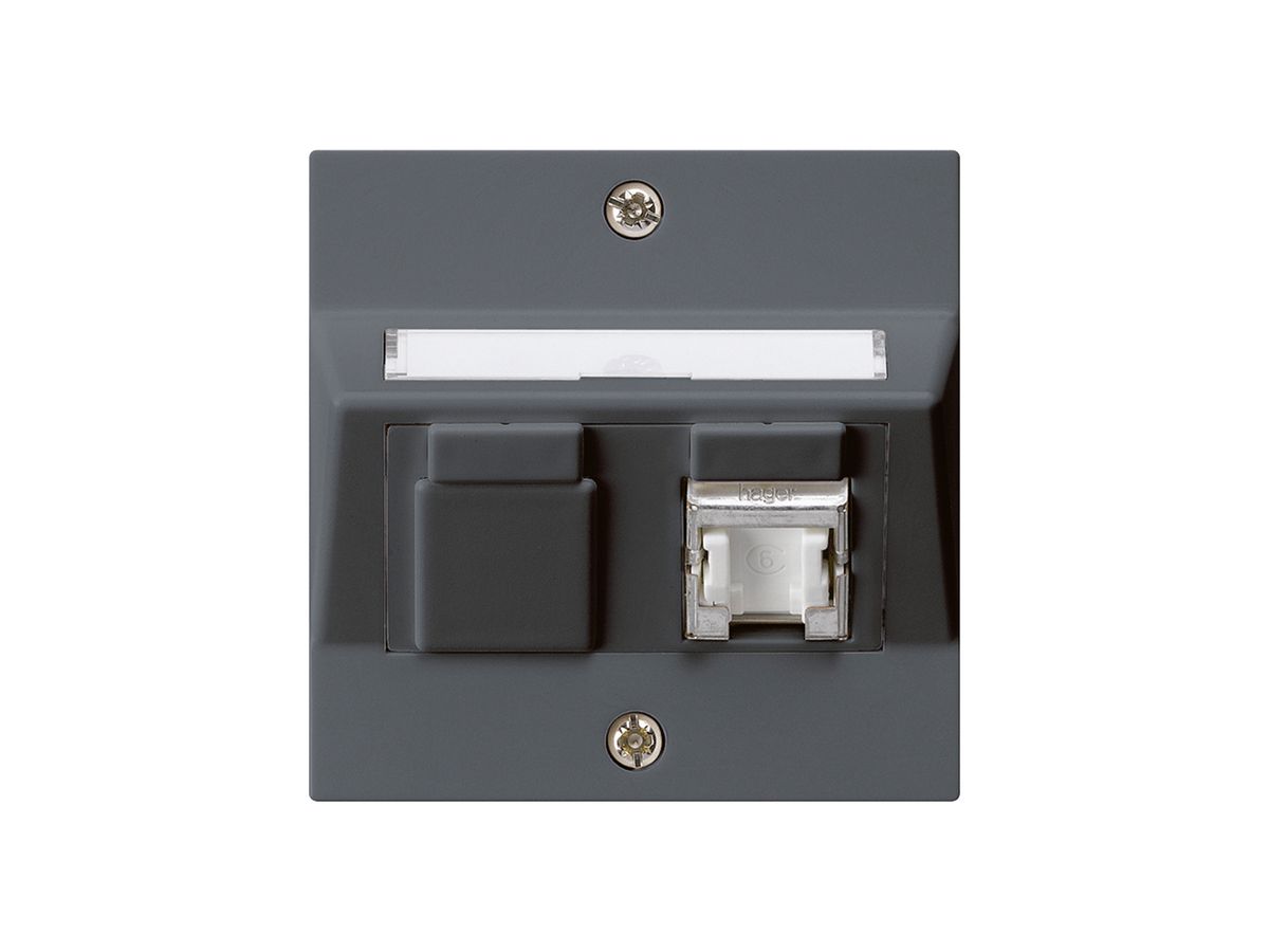 UP-Dose kallysto A Kat.6 1RJ45/s anthrazit