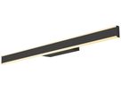 LED-Wandleuchte SLV ONE LINEAR 70 20W 990lm 927/930 IP44 DIM 705mm schwarz