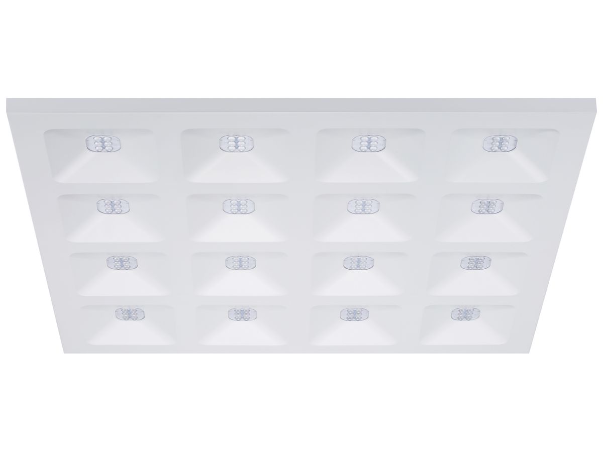 LED-Panelleuchte Sylvania Quadro 600 34W 4650lm 840 IP40 DALI 595×595mm weiss