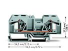 Durchgangsklemme WAGO 16mm² grau