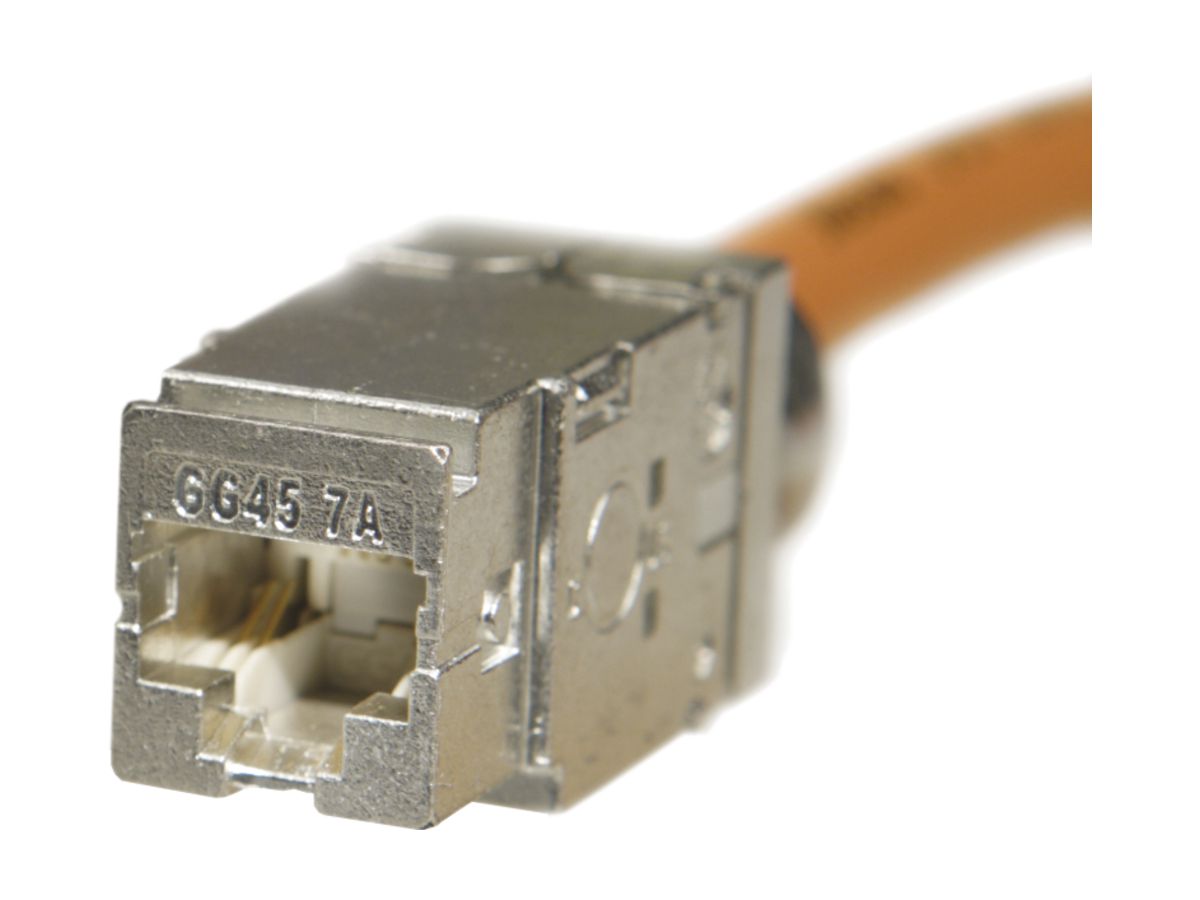 Buchse LANmark Kat.7 Keystone GG45 auf RJ45